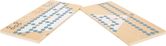 Gra planszowa 2w1 Halma i Malefiz Gold Edition Small Foot 