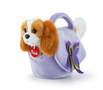 Torebka z pluszowym pieskiem Fiolet Trudi