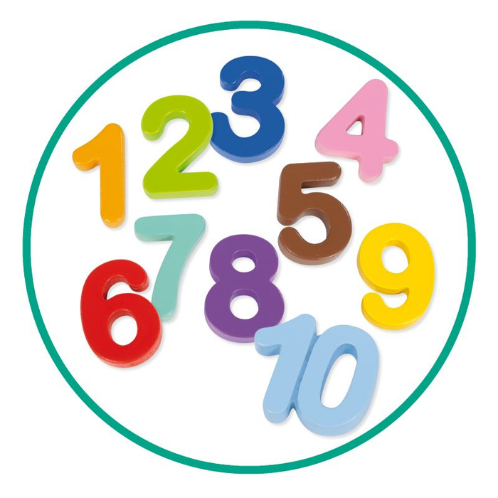 Puzzle dla dzieci Cyfry 1-10 Goula