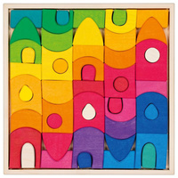 Zestaw konstrukcyjny Morgana z klocków drewnianych Goki