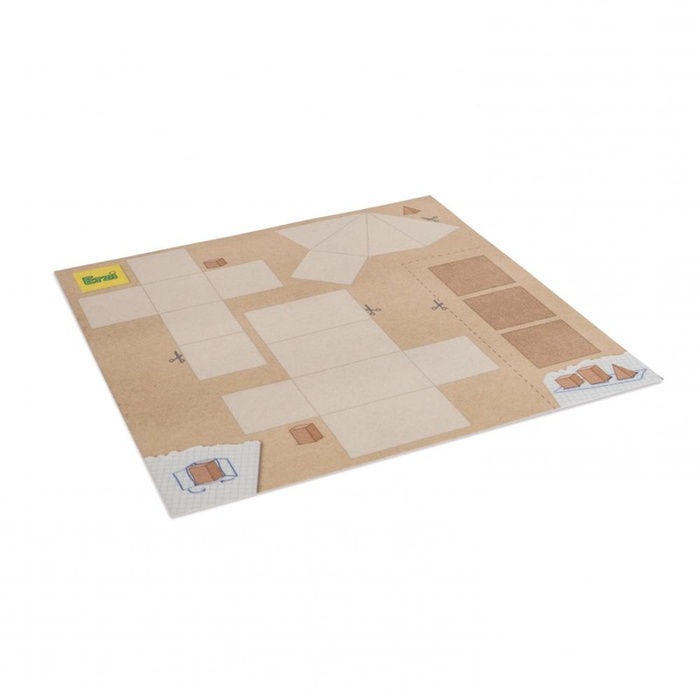 Drewniana Gra edukacyjna Bryły geometryczne Erzi