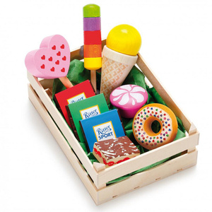Zestaw drewnianych słodyczy Erzi