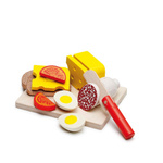 Drewniany zestaw produktów do przygotowywania kanapek Erzi  