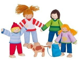 Elastyczne laleczki Rodzinna podróż Goki