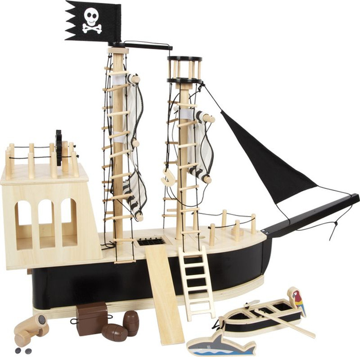Drewniany okręt piratów Small Foot
