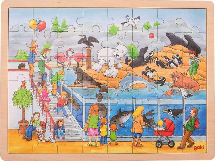 Puzzle wycieczka do zoo Goki