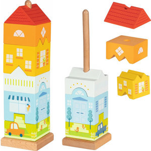 Wieża na paliku drewniany dom Goki