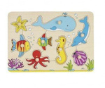 Układanka z elementami do wkładania, podwodny świat...
