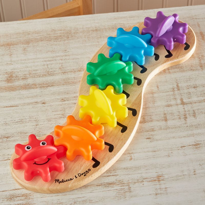Układanka drewniana ruchoma gąsienica Melissa & Doug