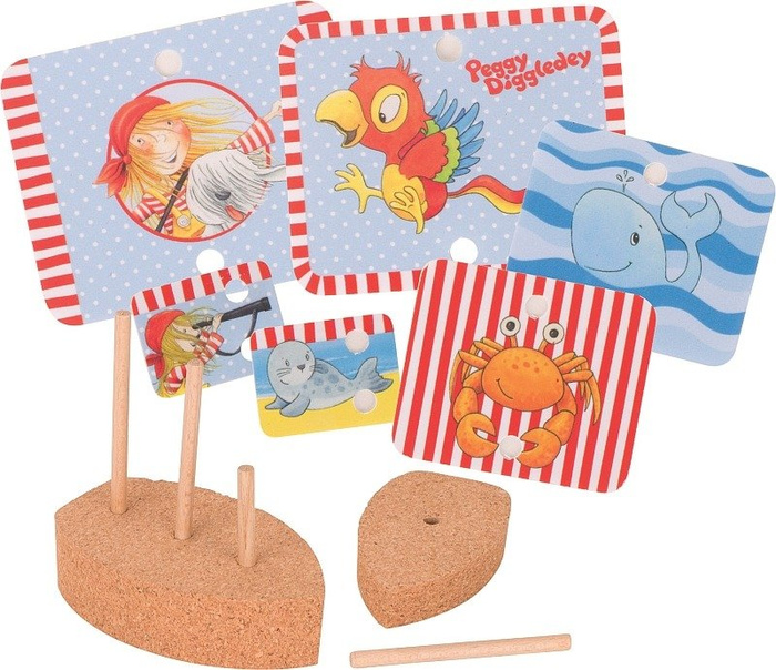 Korkowe łódki Peggy Diggledey