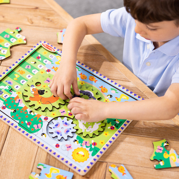 Drewniana układanka Zwierzęta Melissa and Doug
