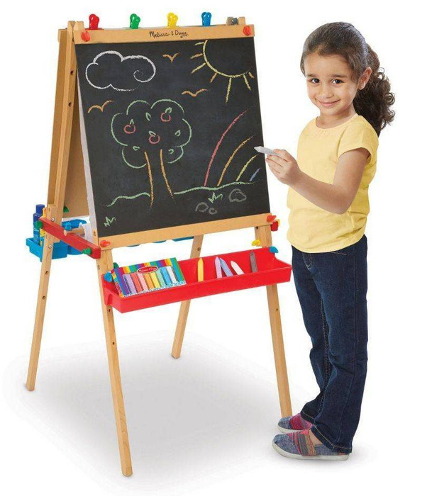 Drewniana tablica z regulacją dla dzieci Deluxe Melissa & Doug