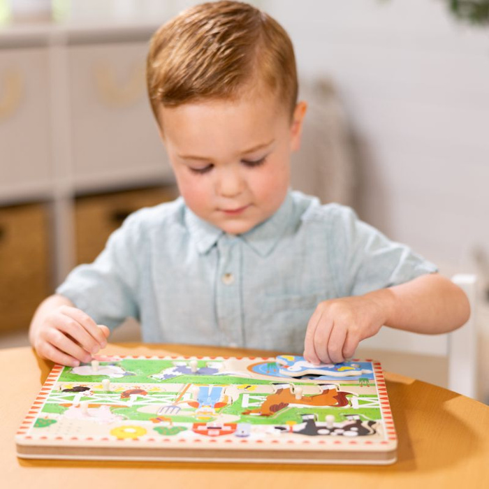Dźwiękowa układanka Farma Old MacDonald's Melissa & Doug
