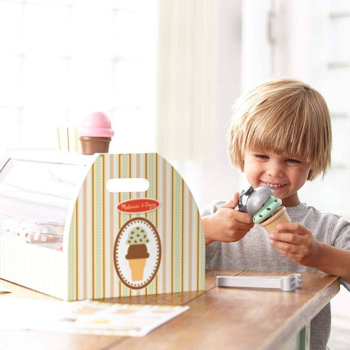 Drewniana Lodziarnia Scoop & Serve 28 el  Melissa & Doug