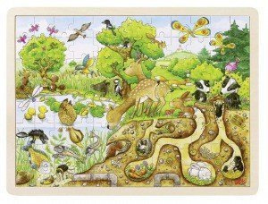 Puzzle, odkrywanie natury, 96 el.