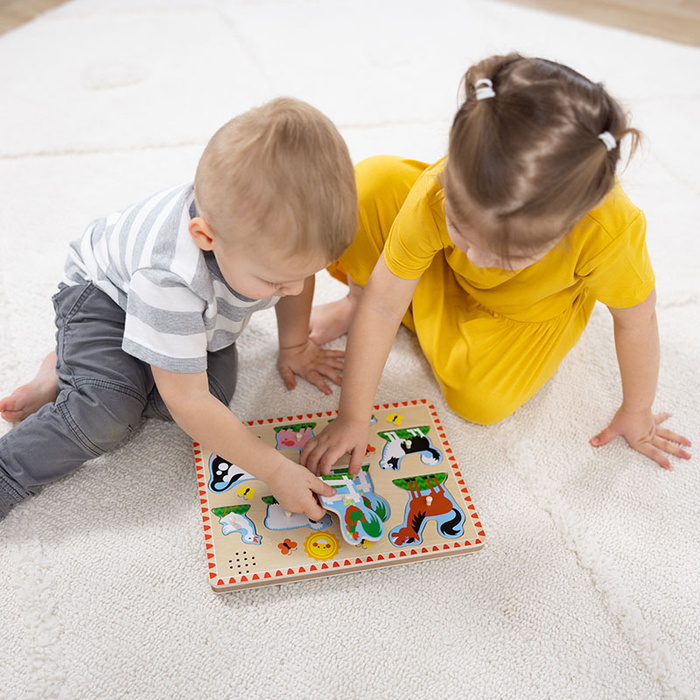 Układanka Gospodarstwo z efektami dźwiękowymi Melissa & Doug
