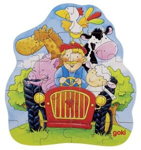 Puzzle konturowe, 3 wzory