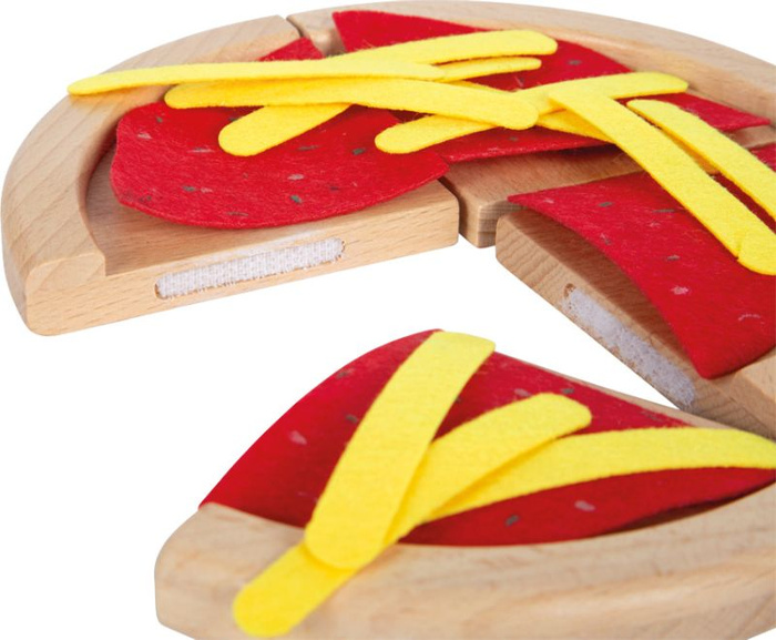 Drewniana pizzeria zabawki kuchenne dla dzieci Small Foot
