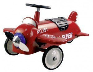 Jeździk retro trójkołowy samolot Goki