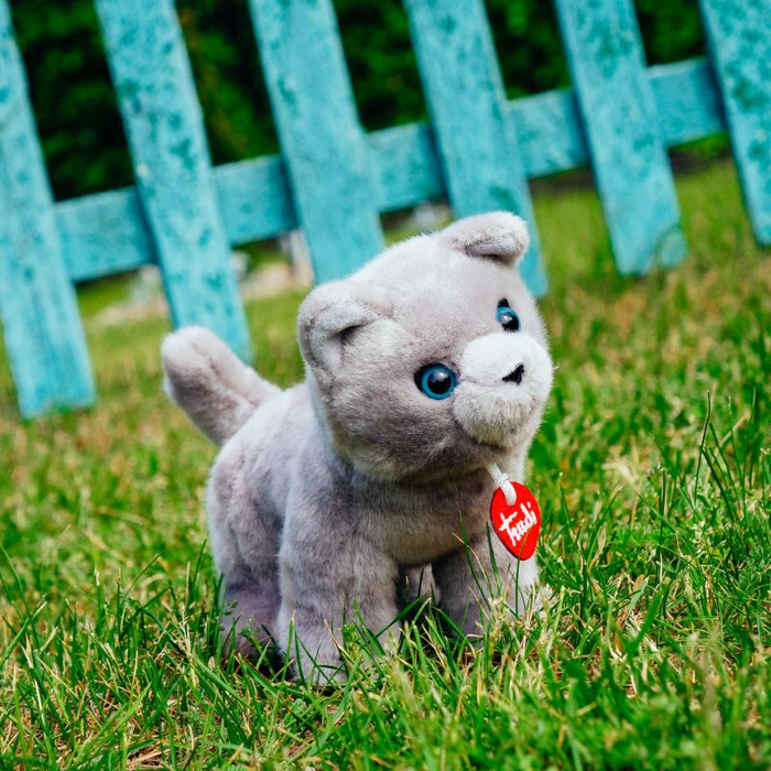 Maskotka dla dzieci Kotka szara Trudi