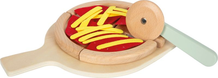 Drewniana pizzeria zabawki kuchenne dla dzieci Small Foot
