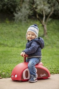 Czerwony jeździk Ginetta Mini Eolo Italtrike