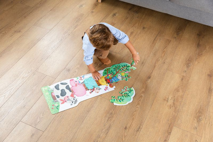 Puzzle dla dzieci XXL Farma dzień i noc Świecące w ciemności 27 el Goula 