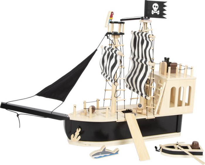 Drewniany okręt piratów Small Foot