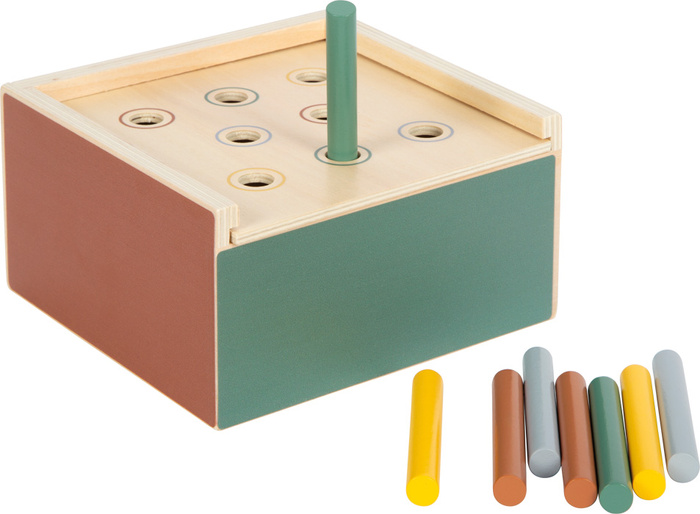 Drewniany sorter kształtów i kolorów Montessori Small Foot