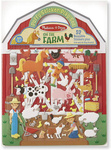 Zestaw z naklejkami wielokrotnego użytku Farma Melissa & Doug