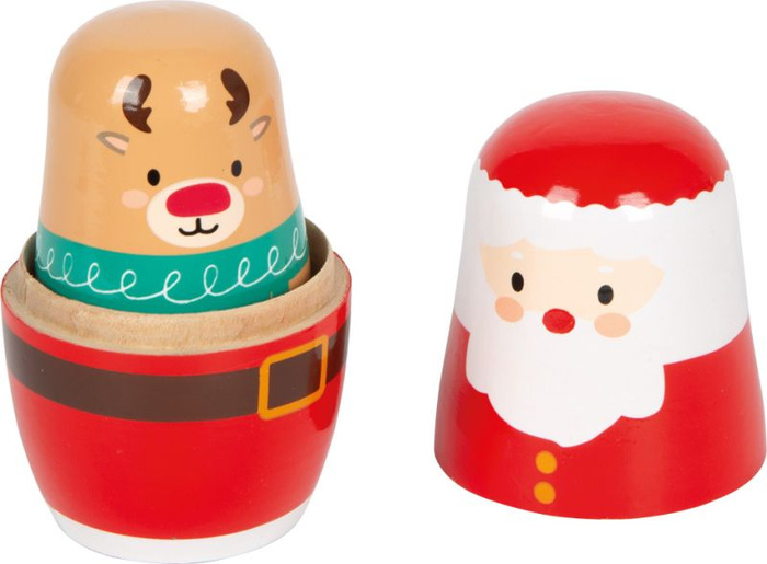 Drewniana matrioszka Boże Narodzenie Small Foot