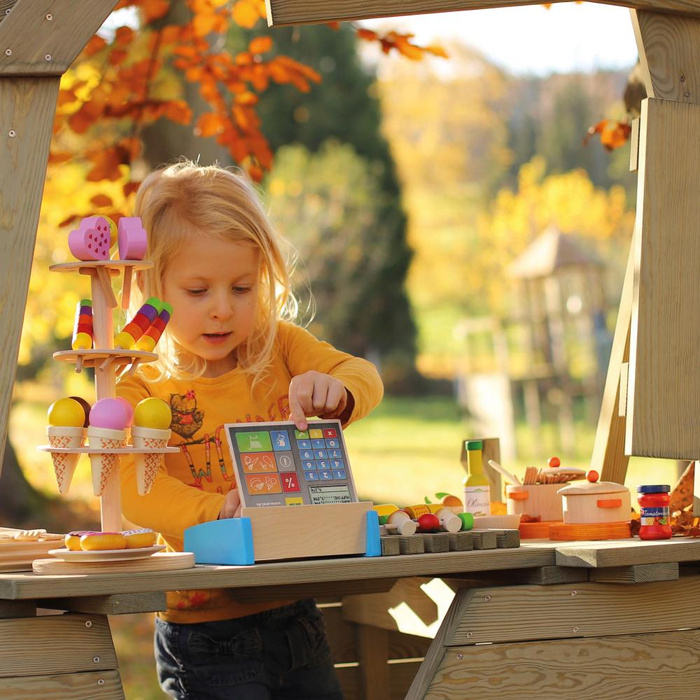 Drewniany Food Truck dla dzieci outdoor Erzi