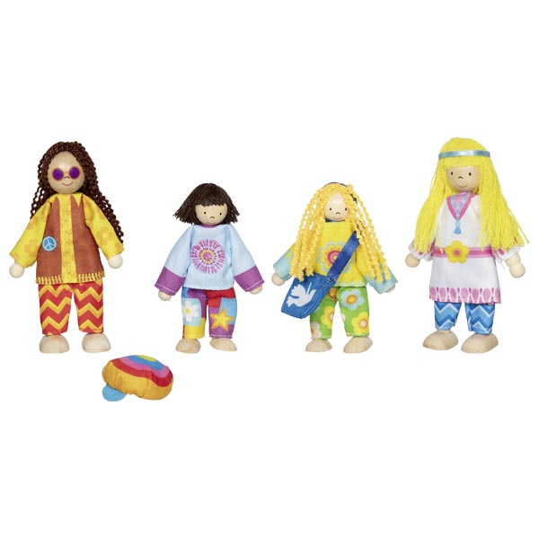 Elastyczne laleczki Rodzina Love & Harmony  Goki