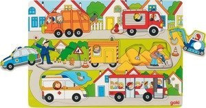 Drewniana układanka Uliczne wydarzenia Goki