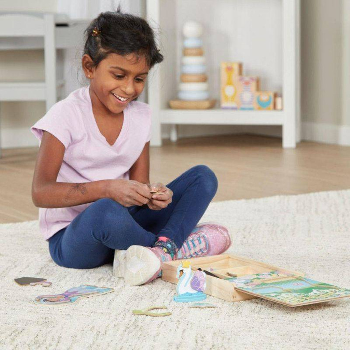 Układanka magnetyczna ubieranie Baletnica i Wróżka Melissa & Doug 