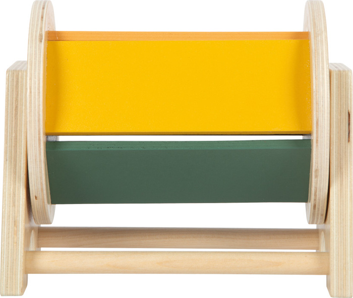 Drewniana zabawka sensoryczna bęben obrotowy Montessori Small Foot