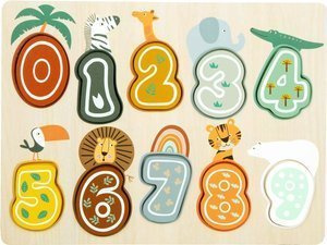 Cyferki puzzle układanka Safari Small Foot