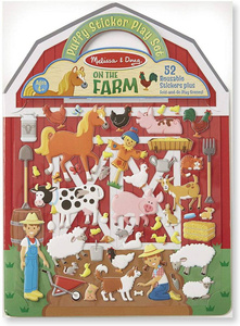 Zestaw z naklejkami wielokrotnego użytku Farma Melissa & Doug