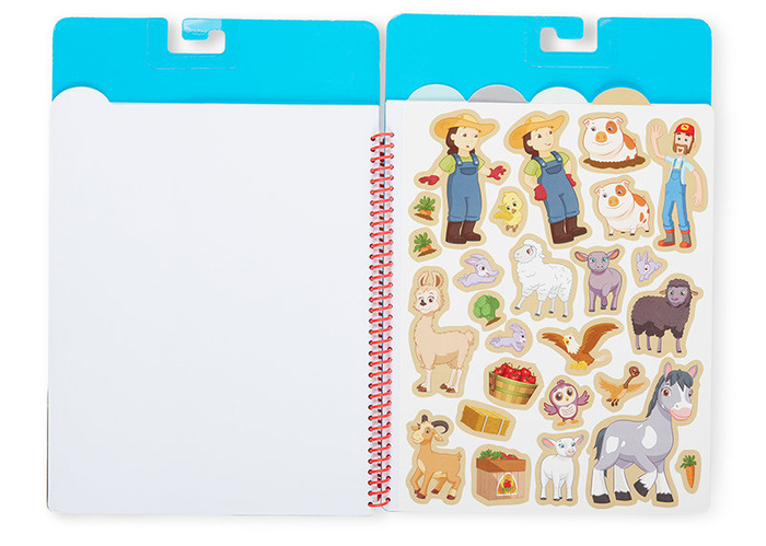 Naklejki wielorazowego użytku Psi Patrol Restickable Stickers Flip-Flap Pad – Adventure Bay Melissa & Doug