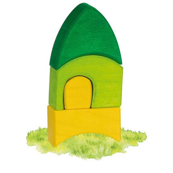 Zestaw konstrukcyjny Morgana z klocków drewnianych Goki