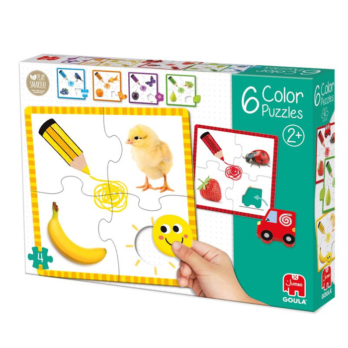 Puzzle dla dzieci Kolory Goula