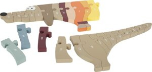 Drewniane puzzle Alfabet jamnik Small Foot