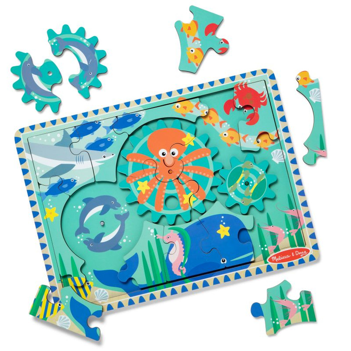 Puzzle z zębatkami Podwodny świat Melisa & Doug