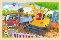 Puzzle Koparka 24 el. Goki