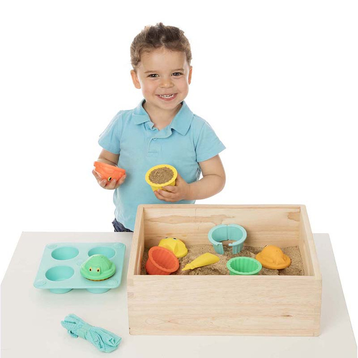 Foremki do piasku, wody zabawa na plaży babeczki Melissa and Doug