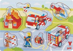 Układanka z elementami do wkładania Straż Pożarna Goki