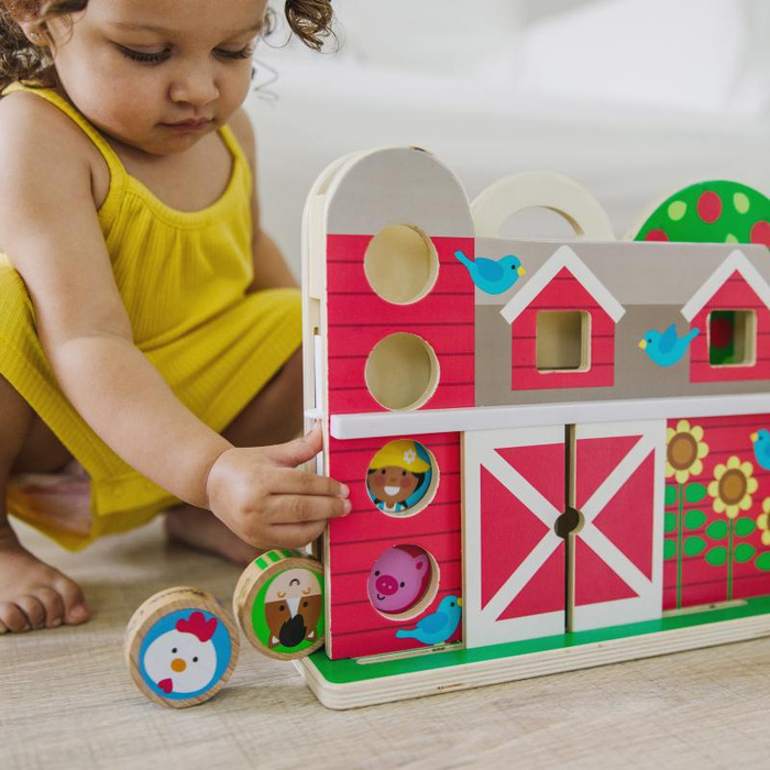 Farma z krążkami GO Tots Barnyard Tumble Melissa and Doug