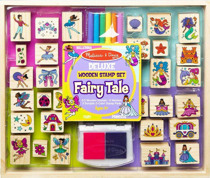 Drewniane stempelki Wróżki Melissa & Doug 
