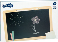 Drewniana przenośna tablica dla dzieci z akcesoriami Small Foot