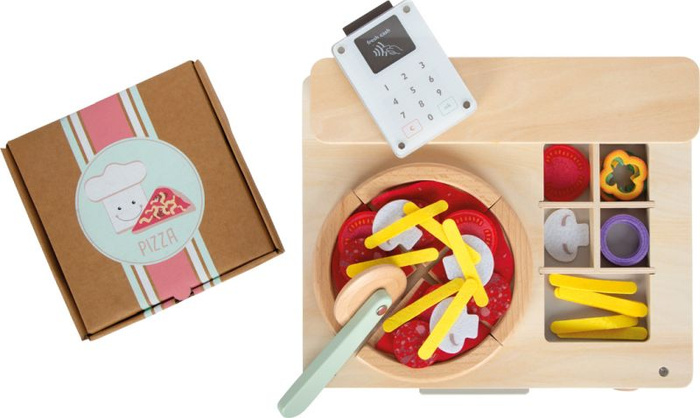 Drewniana pizzeria zabawki kuchenne dla dzieci Small Foot
